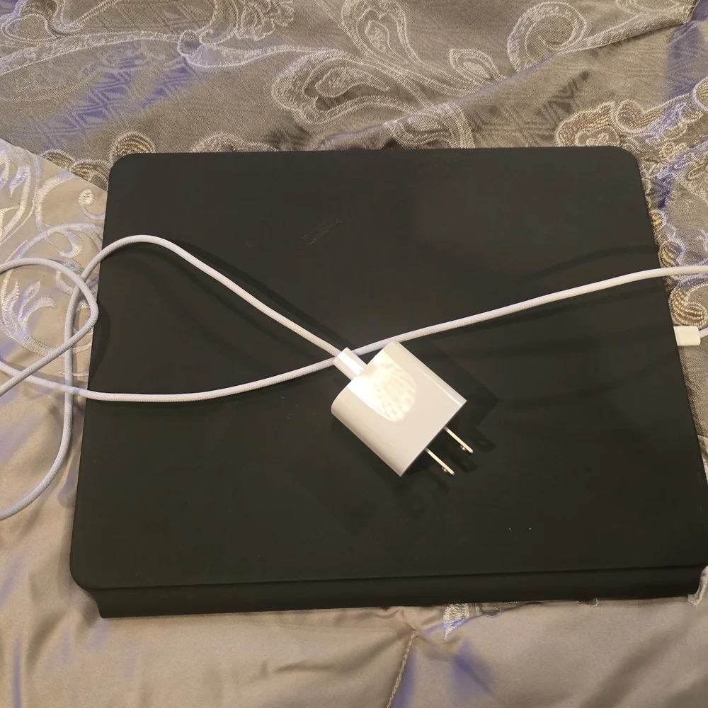 Apple Tablet with Gray Keyboard